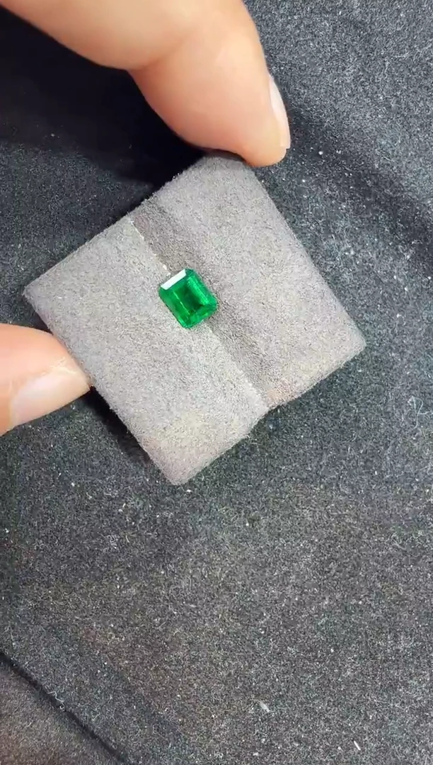 未镶嵌定制定制祖母绿天然哥伦比亚吉尔德沃顿绿0.92克拉