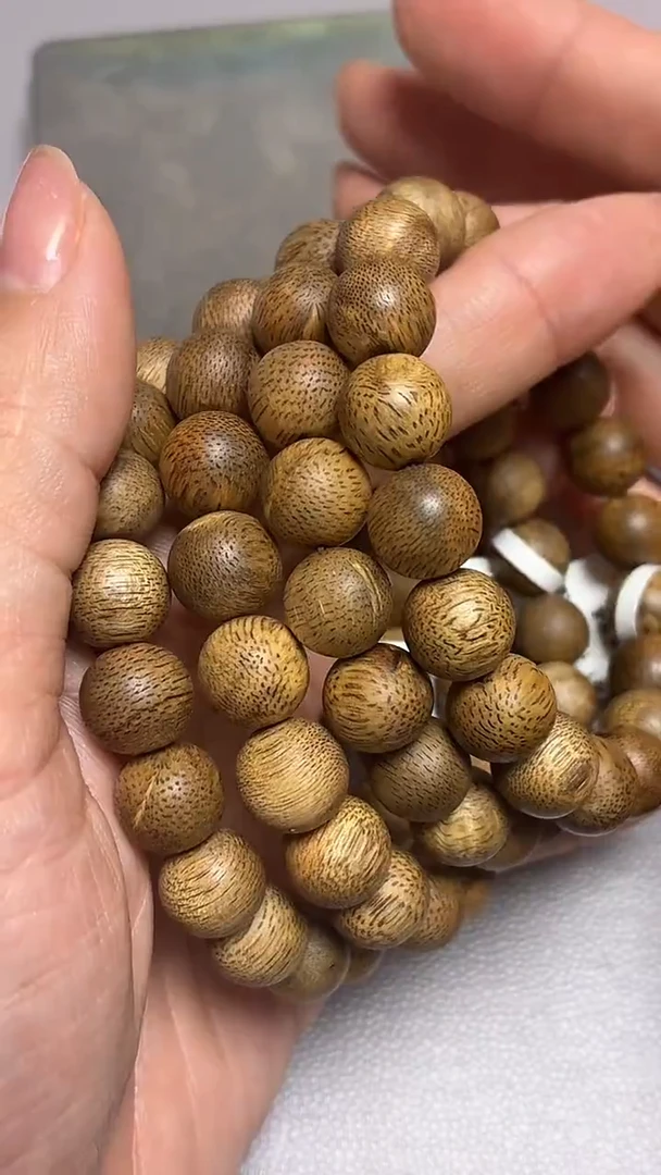 沉香手串文莱圆珠单圈1.1多样性发其一