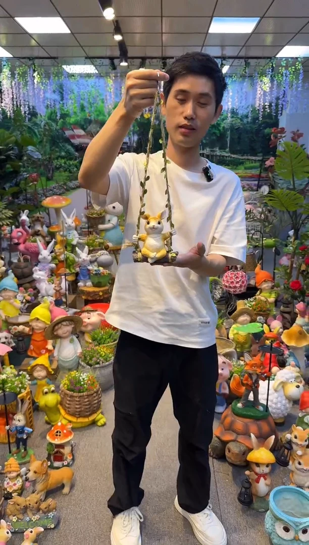 无花朵花园庭院摆件&00&