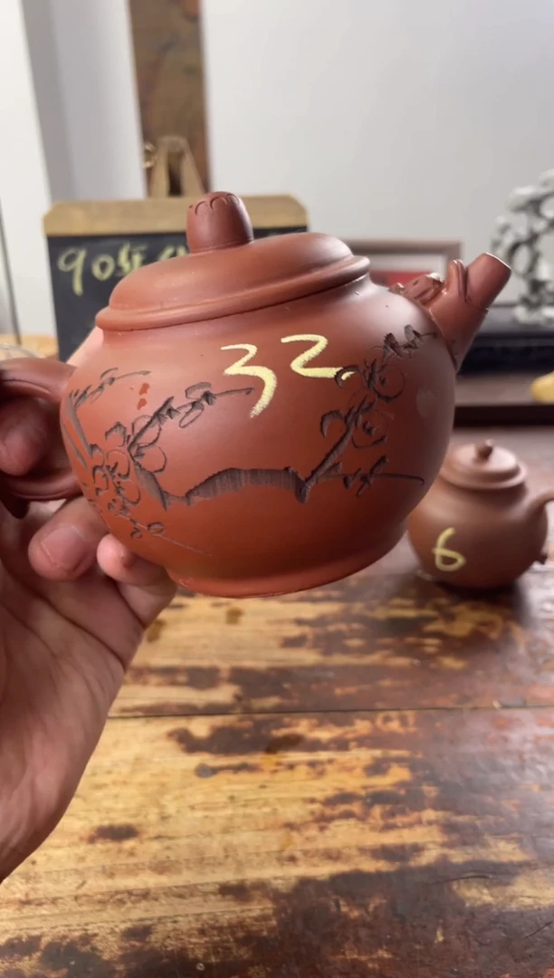 茶壶紫砂90年代老壶工糙泥好32