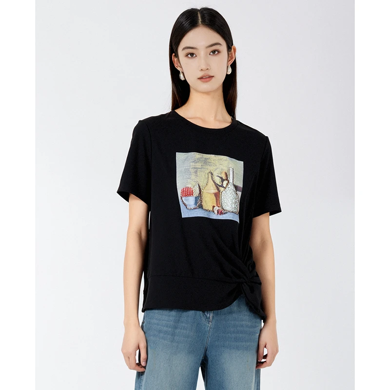 春夏新款洋气时尚上衣 赫6710A