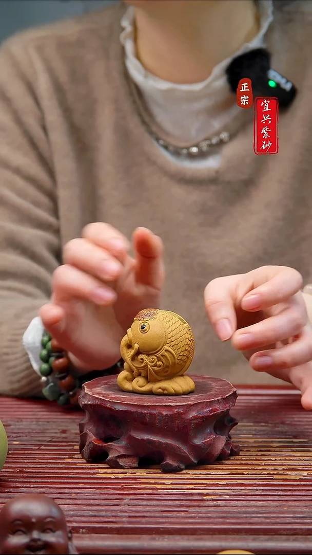 紫砂茶宠宜兴紫砂茶宠摆件