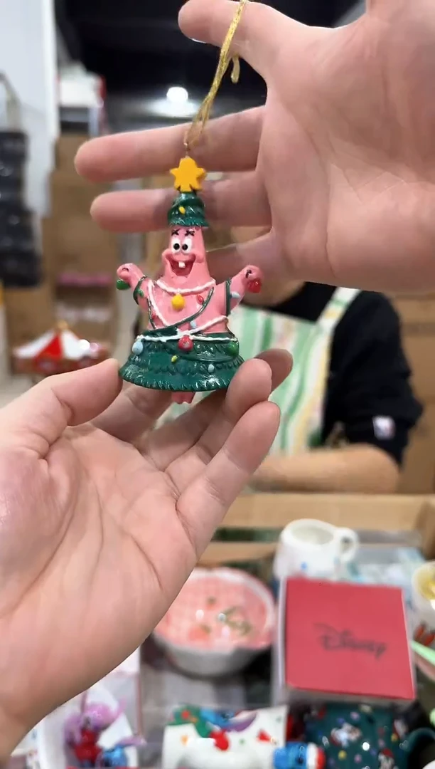 瓷片派大星挂件 树脂