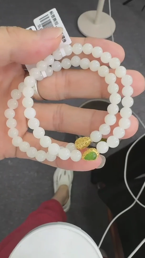 手串未镶嵌和田玉多样性发一件