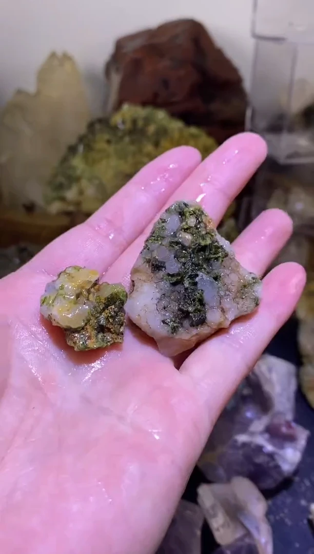 未镶嵌珠宝半成品水晶21号2颗