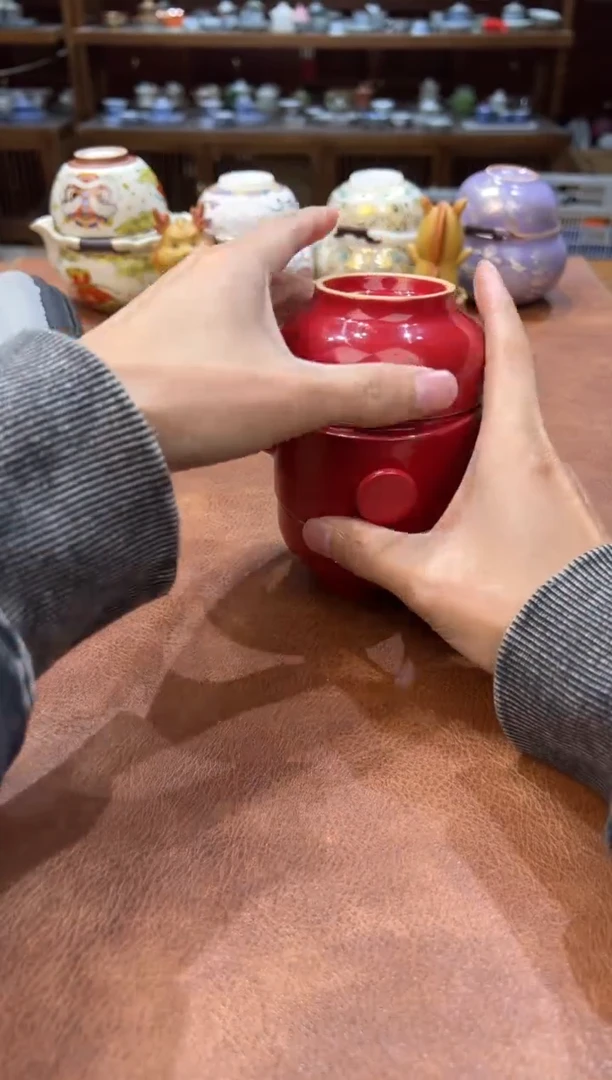 真的很便宜会开片的旅行茶具