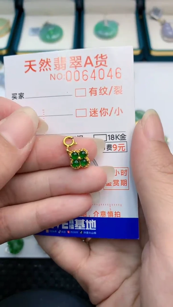 【闪购商品】翡翠颈饰银S925镶嵌            8