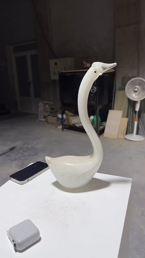 手工艺品琉璃手工琉璃白天鹅