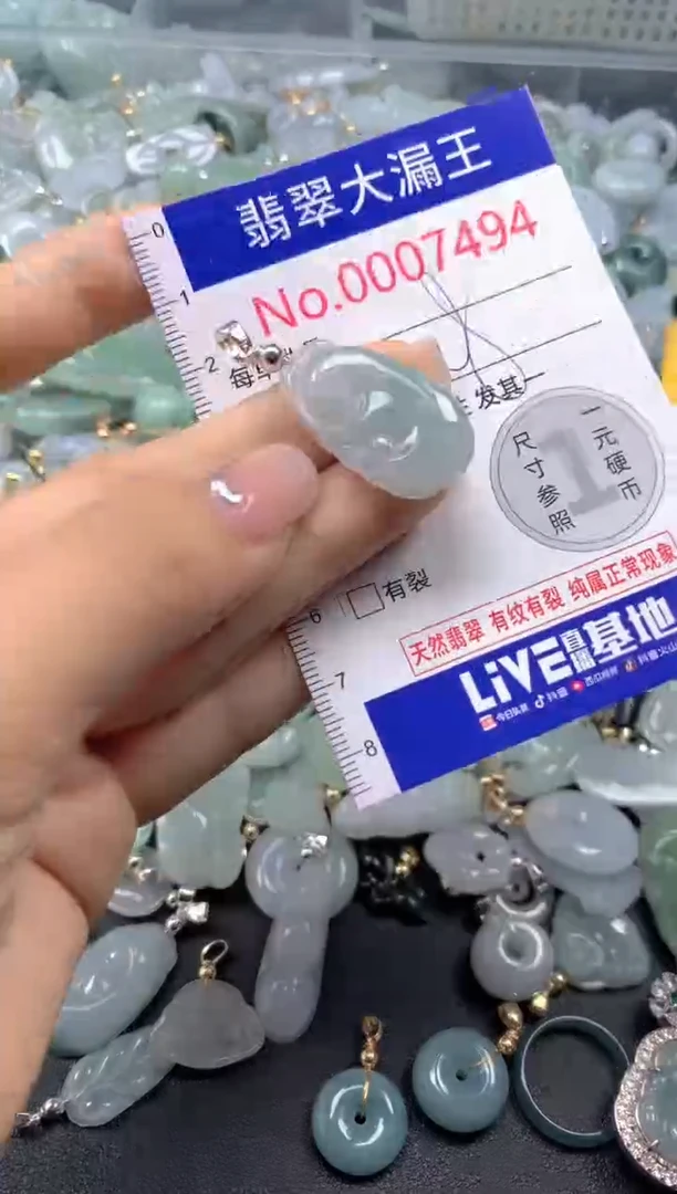 颈饰未镶嵌翡翠7494