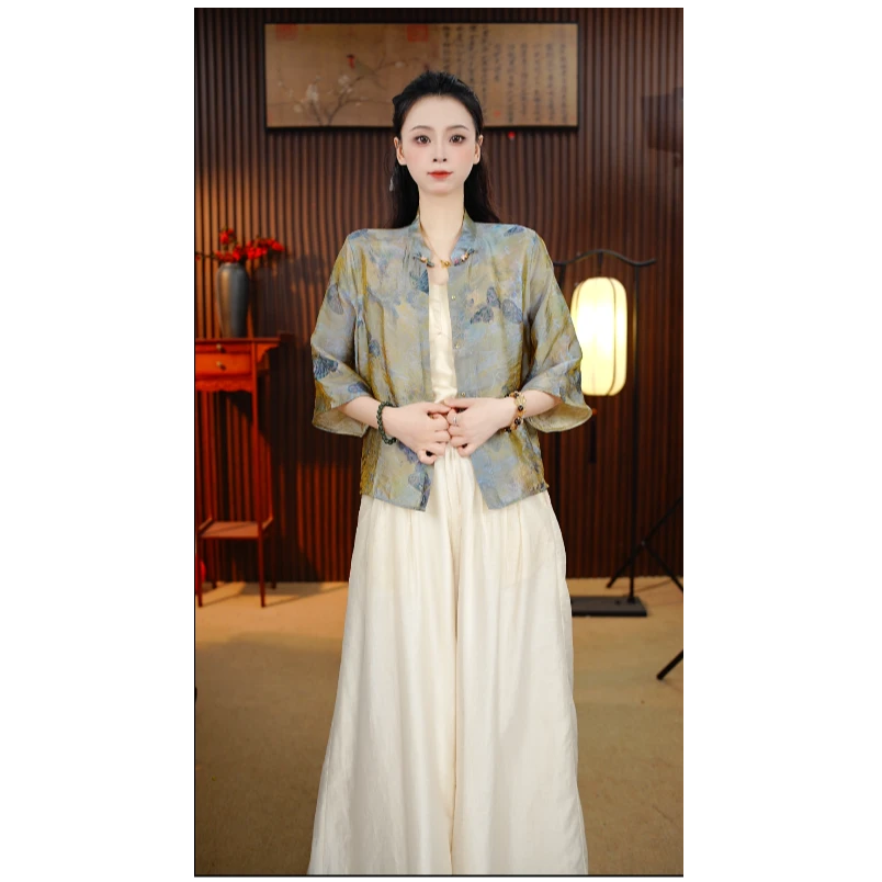 【蝶隐】小鱼高定新中式国风外套