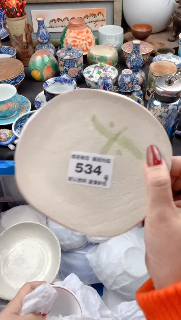 【闪购商品】瓷片534号九姑娘工艺品瓷器
