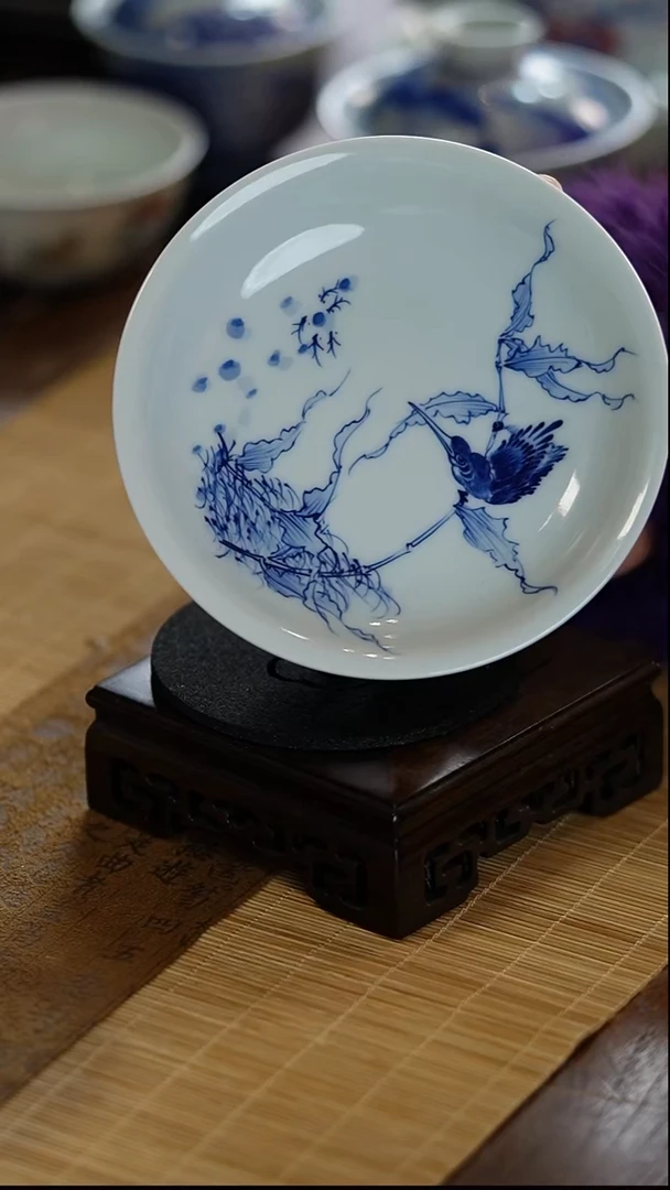 瓷景德镇陶瓷茶器单翠壶承