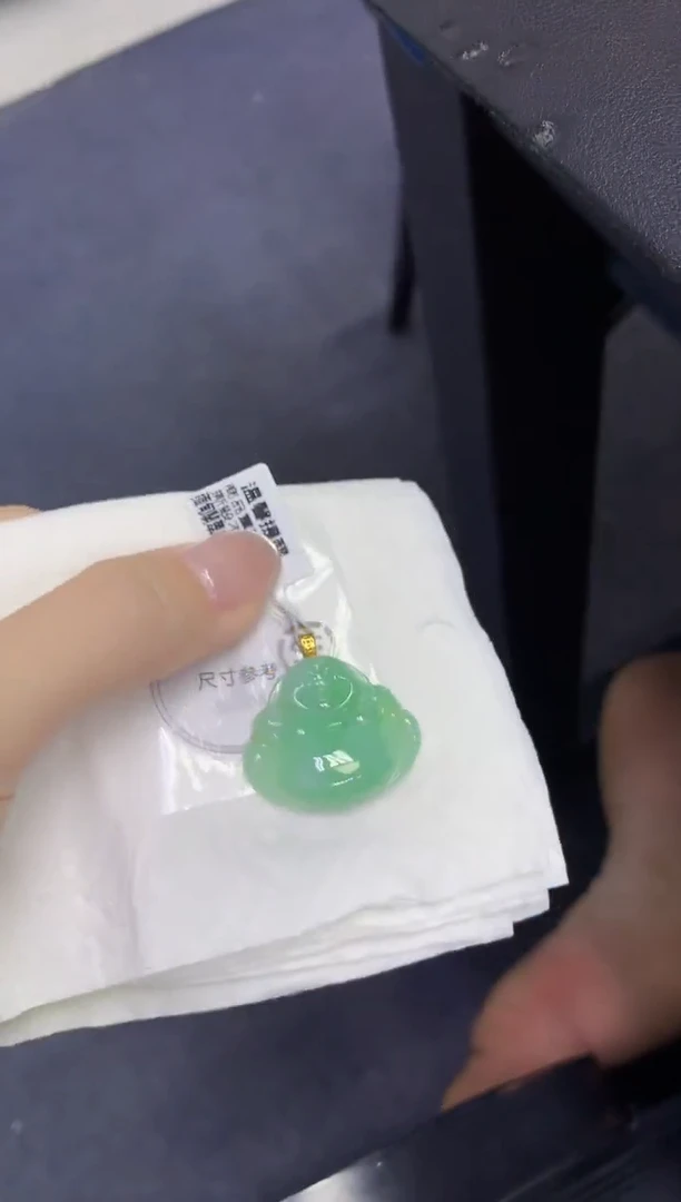 颈饰未镶嵌翡翠天然缅甸翡翠A货百元以上9元证书费自理