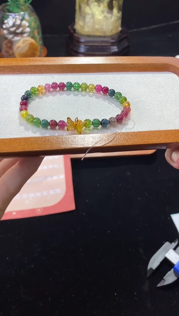 【闪购商品】碧玺手链未镶嵌【梦源珠宝】天然碧玺diy手链