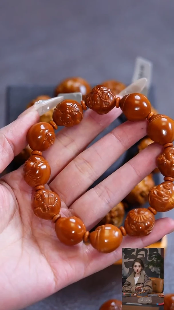 手串/手链橄榄核娟*姨手串/手链 橄榄核