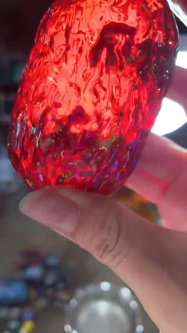 新疆五彩石原石摆件