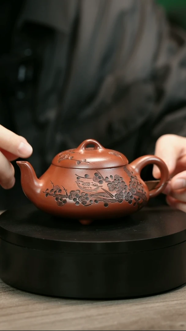 茶壶紫砂光*H2208李小琴山景汉堂石瓢