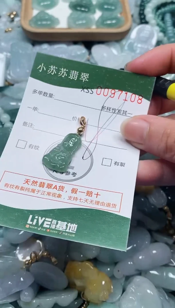 【闪购商品】翡翠颈饰未镶嵌闪购商品0097108