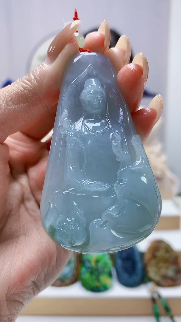 未镶嵌定制翡翠4812MM-毛货挂件161