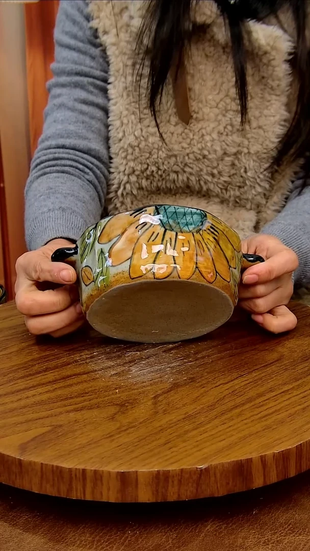 杯子陶景德镇手工手绘釉下彩陶瓷