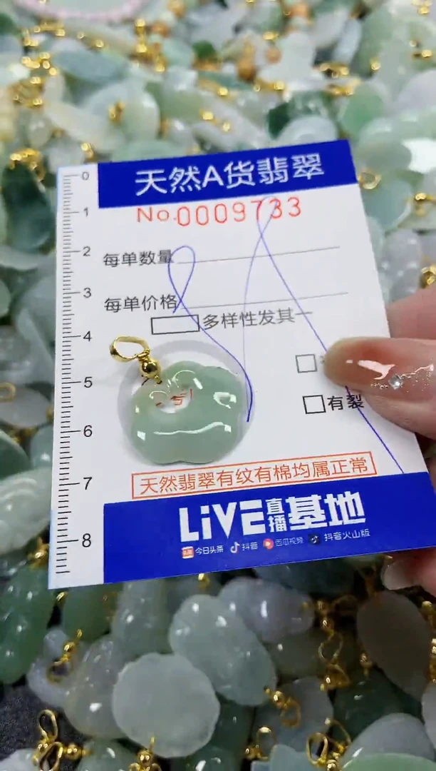 颈饰未镶嵌翡翠天然A货翡翠