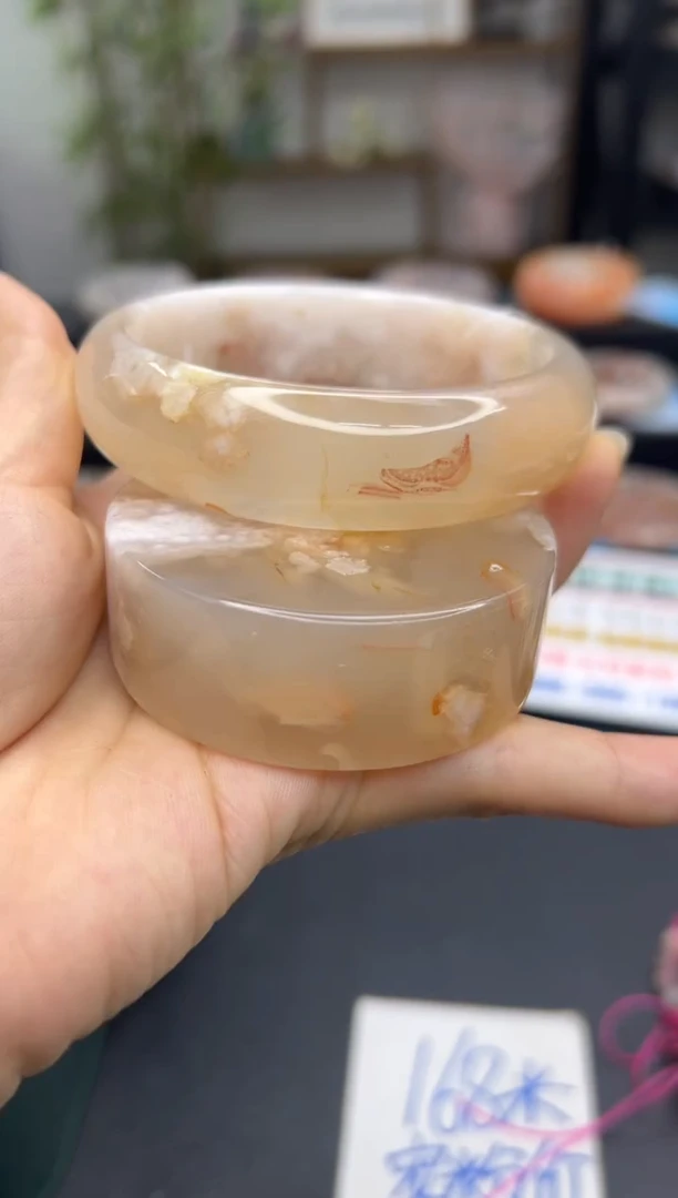 【闪购商品】石英质玉手镯未镶嵌A245(65圈赠送镯心)