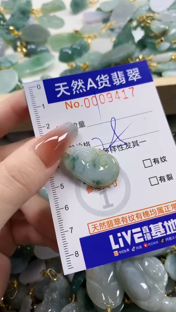 颈饰未镶嵌翡翠天然A货翡翠