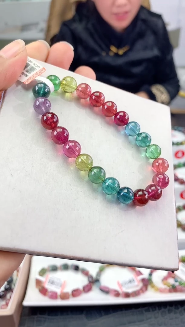 未镶嵌手串碧玺多样性发一条