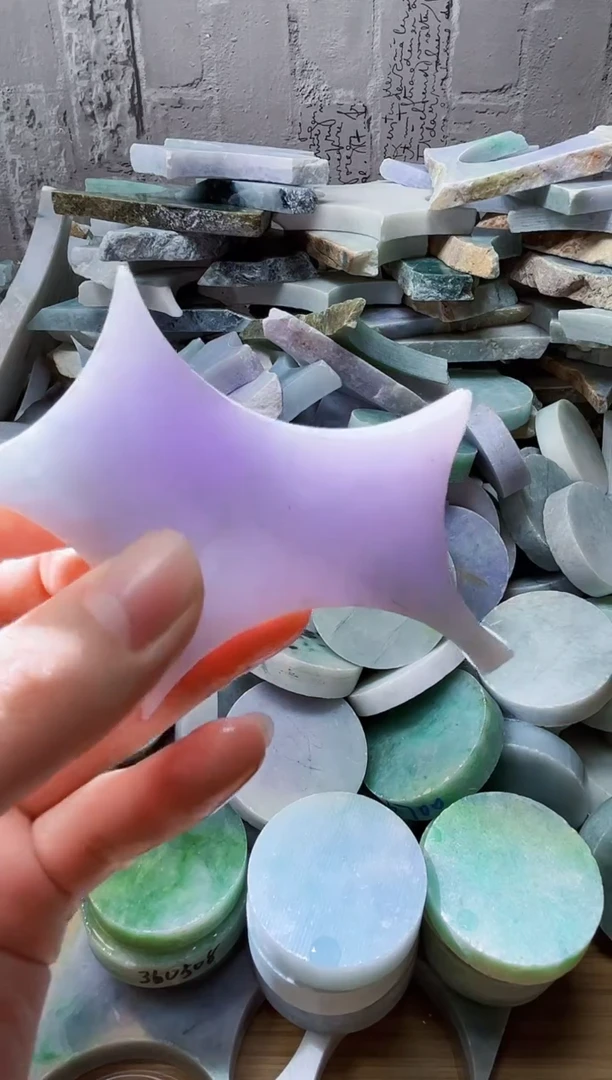 裸石翡翠天然翡翠A货古 南 932