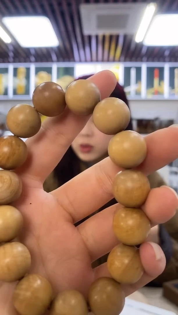 檀香木手串/手链2号仓老山檀1.5单圈瑕疵