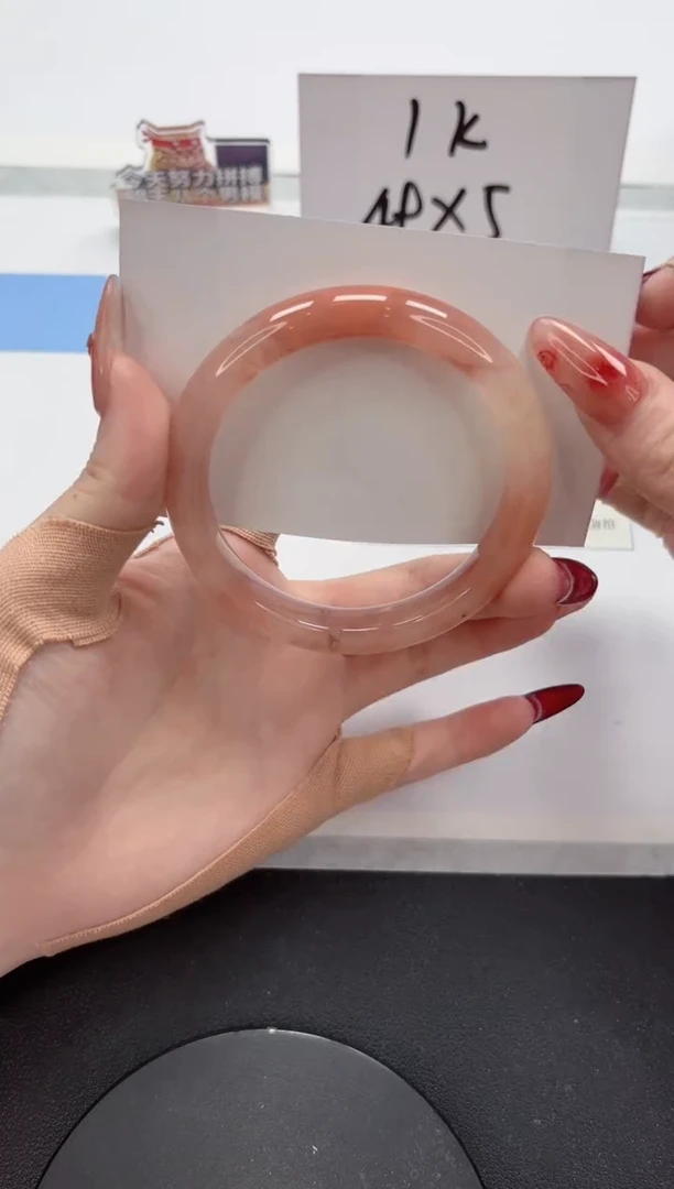 【闪购商品】石英质玉手镯未镶嵌A244-58.5