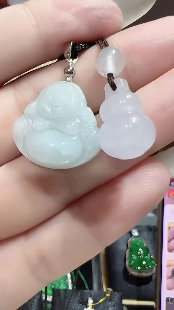 翡翠未镶嵌颈饰202581405