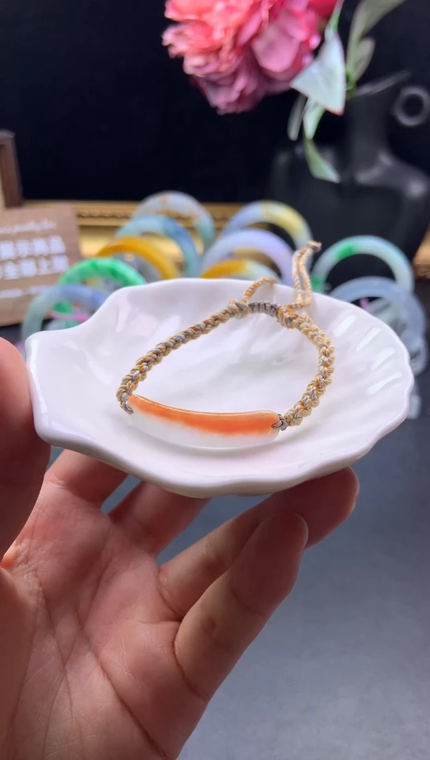 未镶嵌挂件翡翠手牌