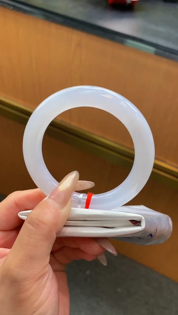 未镶嵌手镯翡翠-F120-圆条56