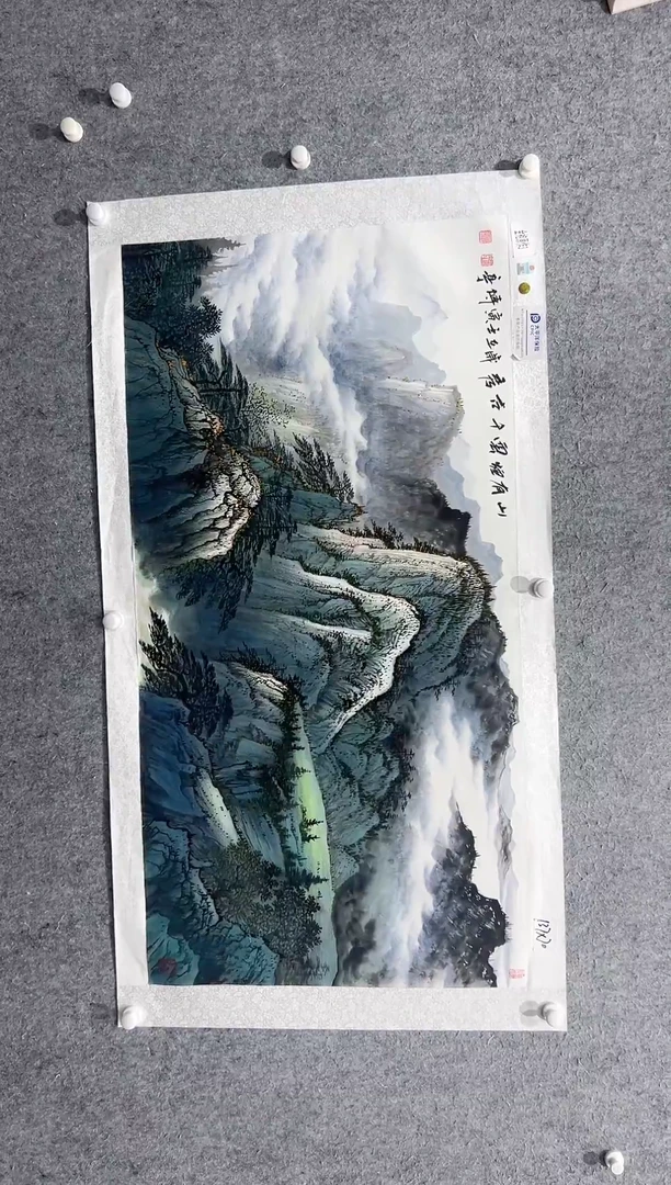 国画张传亭老师的作品