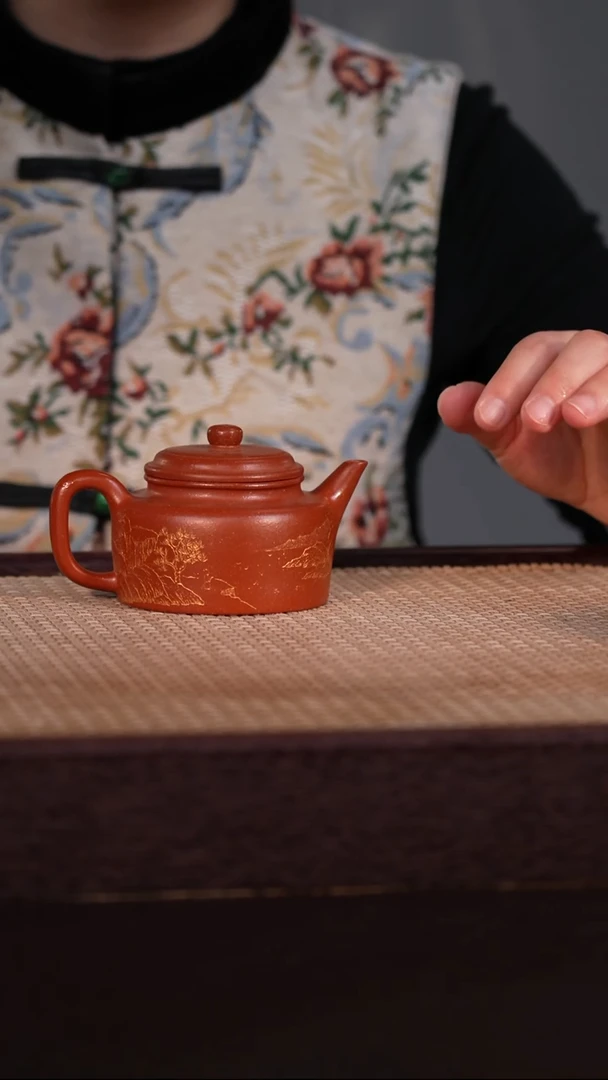 茶壶紫砂粗砂朱泥 150cc