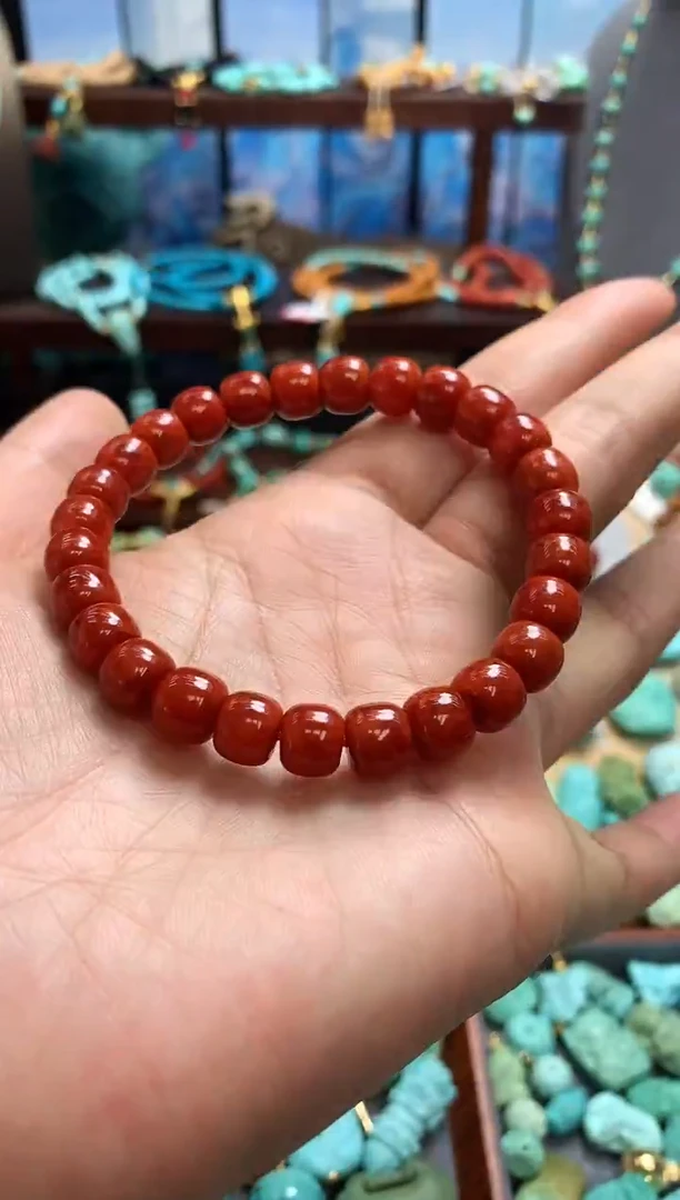 未镶嵌手串南红玛瑙精品南红手串8+