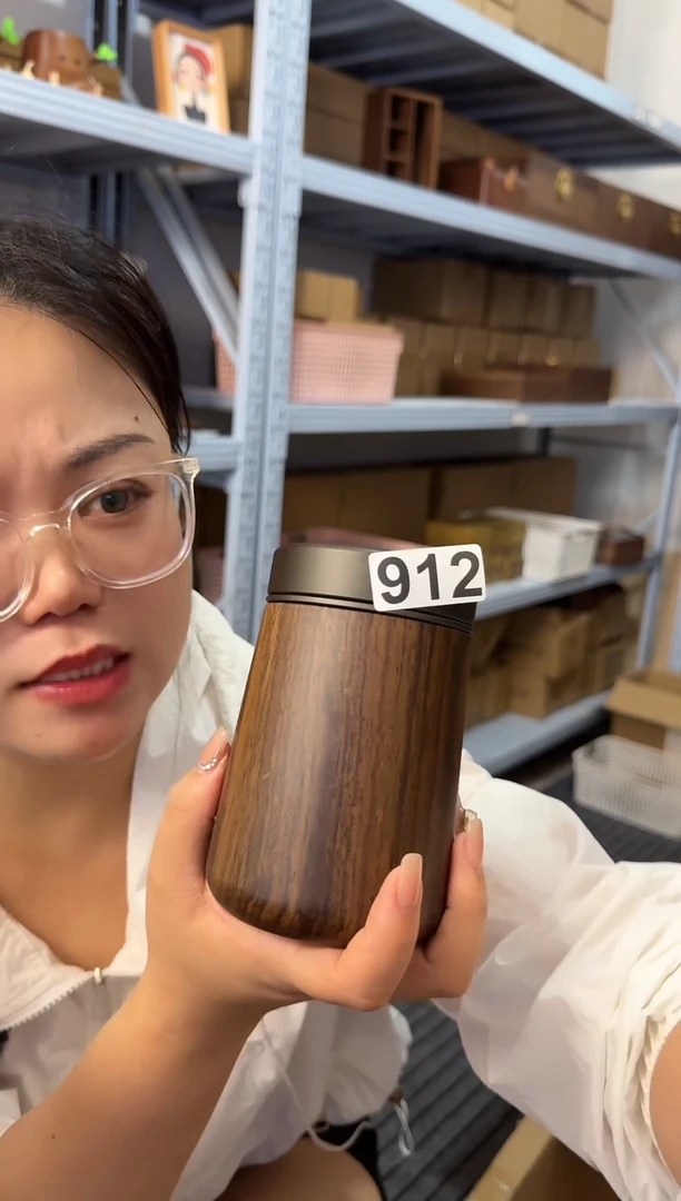 木912号特价黑檀茶叶罐