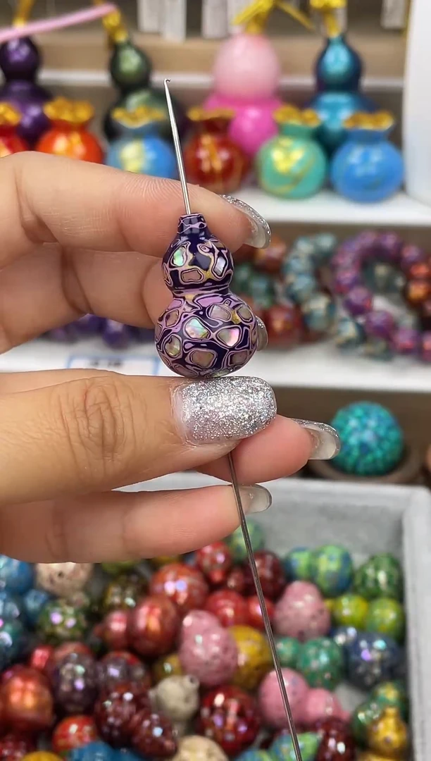 花*兔云栖大漆葫芦吊坠