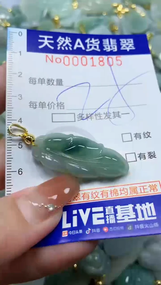 颈饰未镶嵌翡翠天然A货翡翠