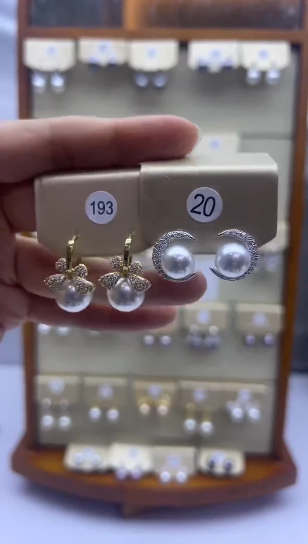 未镶嵌耳饰淡水珍珠193+20