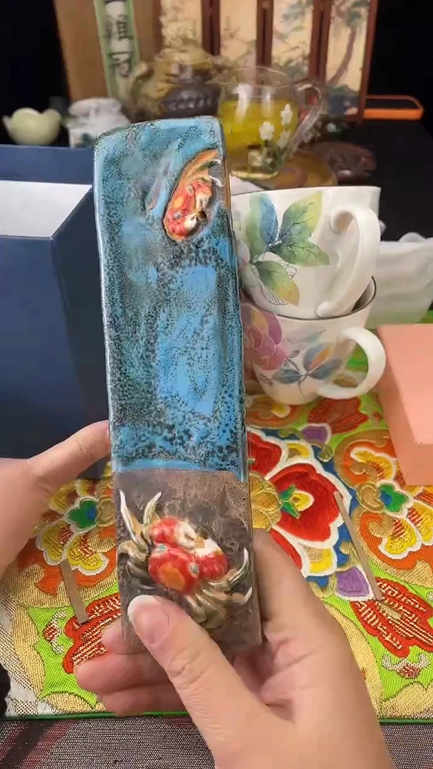 瓷片琥*散瓷默认微瑕，看清尺寸品相再拍