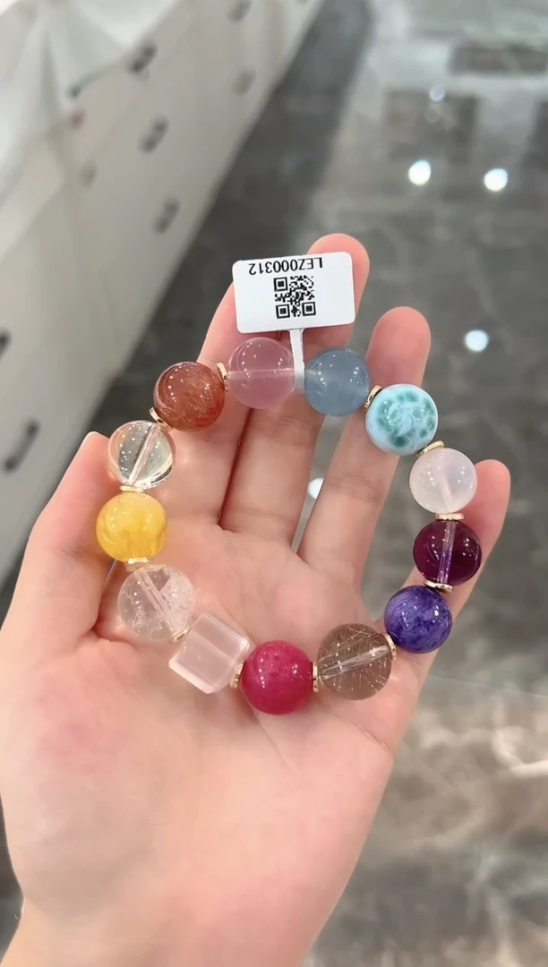 未镶嵌手串水晶熊***甜手串