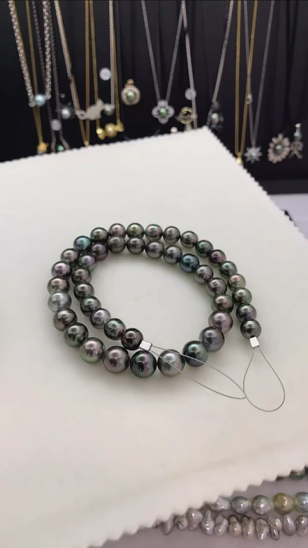 未镶嵌海水珍珠项链大溪地项链