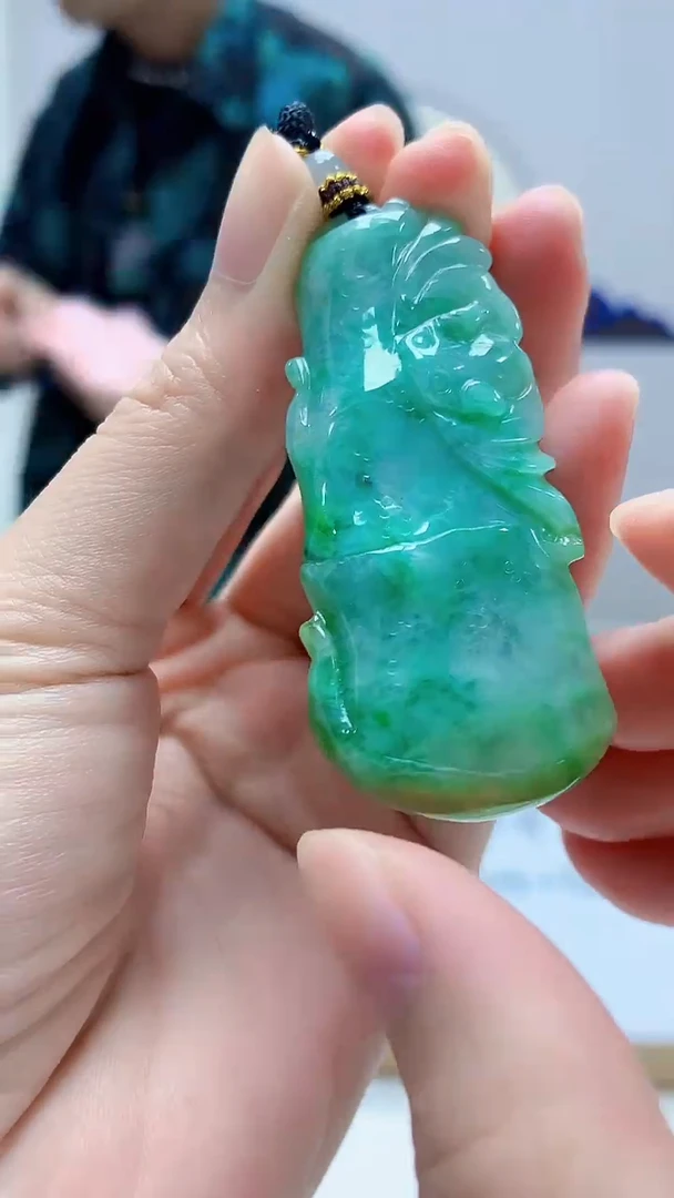 未镶嵌定制翡翠5159zm-毛货挂件竹节29