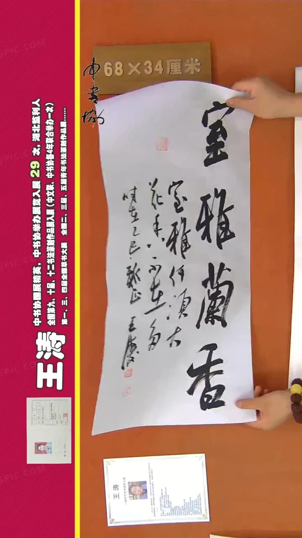 【闪购商品】书法65王涛书法作品