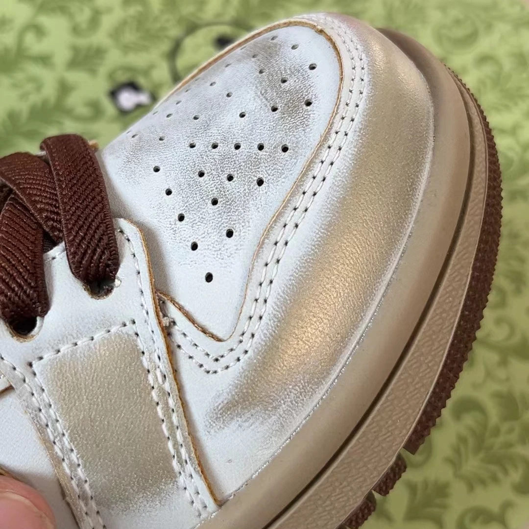 35008~断码折扣~儿童复古擦色冬季加厚高帮板鞋（完美主义者慎拍）