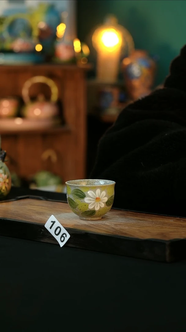 【闪购商品】杯手绘心瓷陶瓷浮力