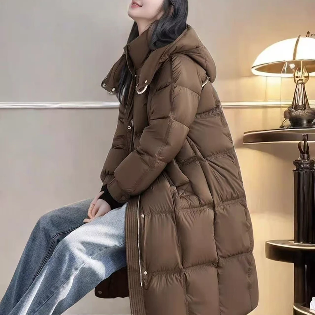 8805 中长款羽绒服Q(M衣长103左右)
