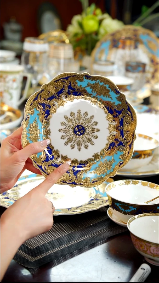 瓷片8英寸平盘   1个